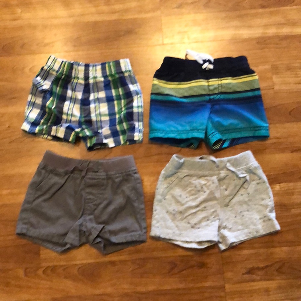 Bundle of 4 baby boy shorts 3-6 Months